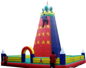河南東方游樂 充氣玩具火箭攀巖產(chǎn)品大圖展示，助力歡樂童年